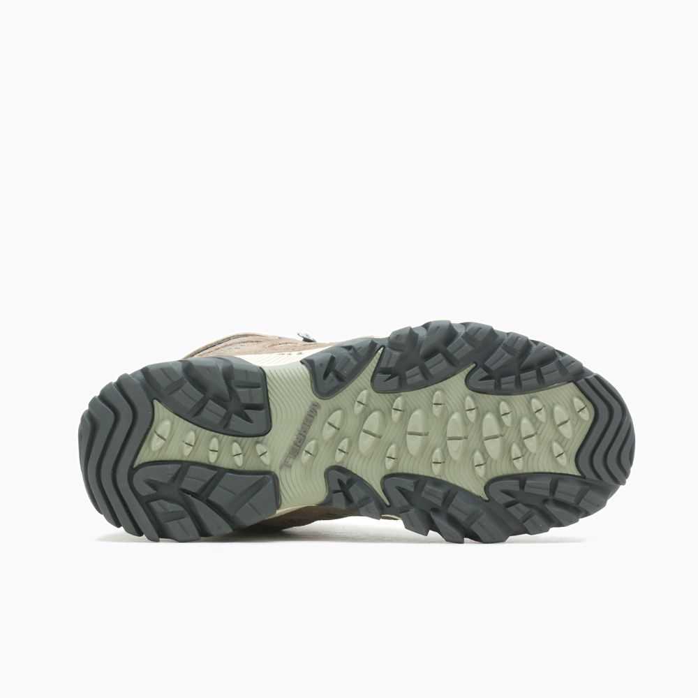 Women's Merrell Oakcreek Mid Waterproof Hiking Boots Grey | Israel-043698