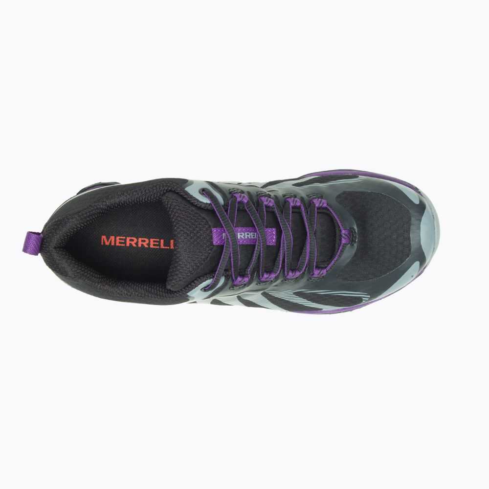 Women's Merrell Siren Edge 3 Waterproof Wide Width Sneakers Black | Israel-2743160