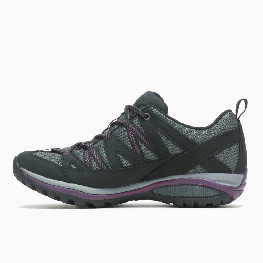 Women's Merrell Siren Sport 3 Wide Width Sneakers Black | Israel-802794