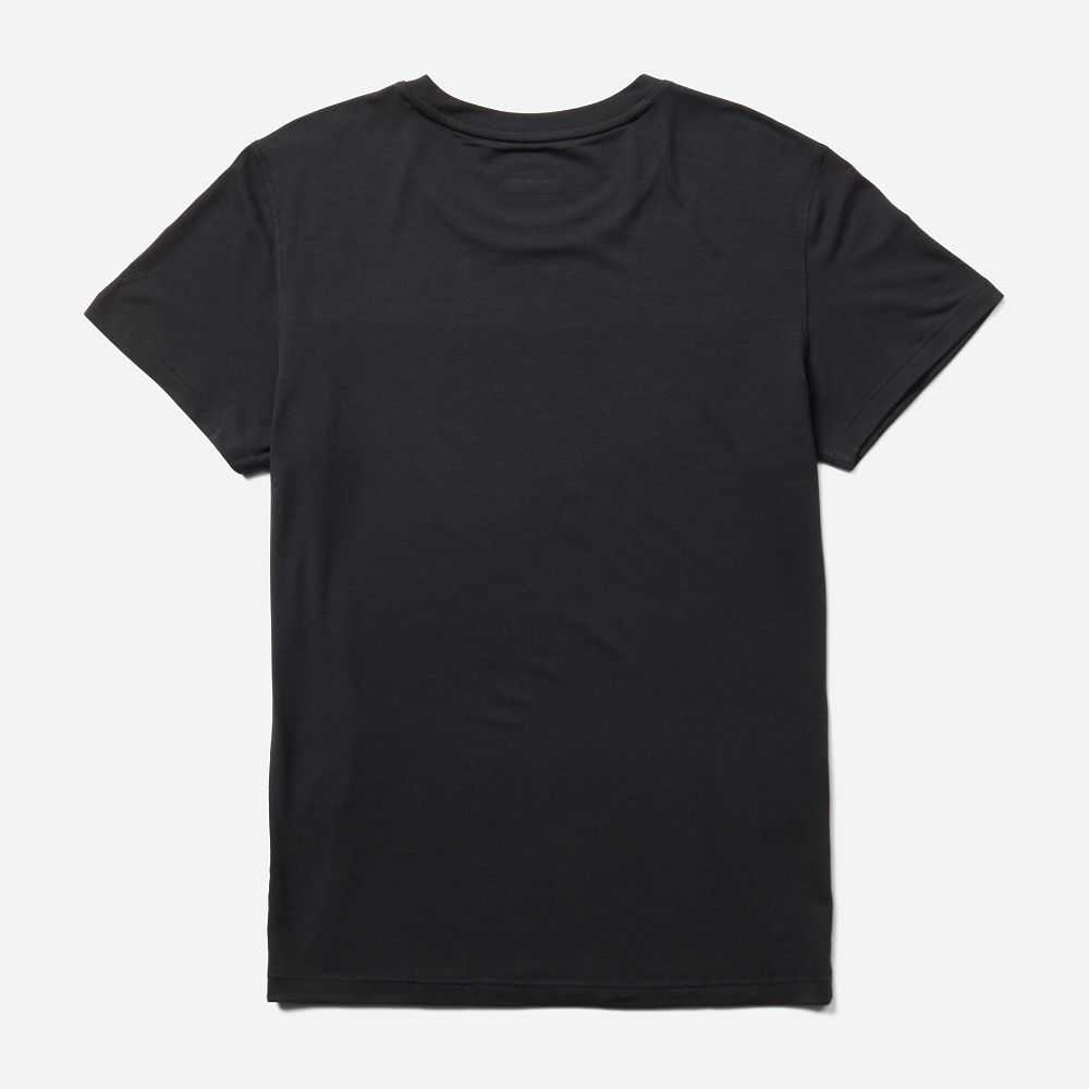 Women's Merrell Tencel T Shirts Black | Israel-8204169