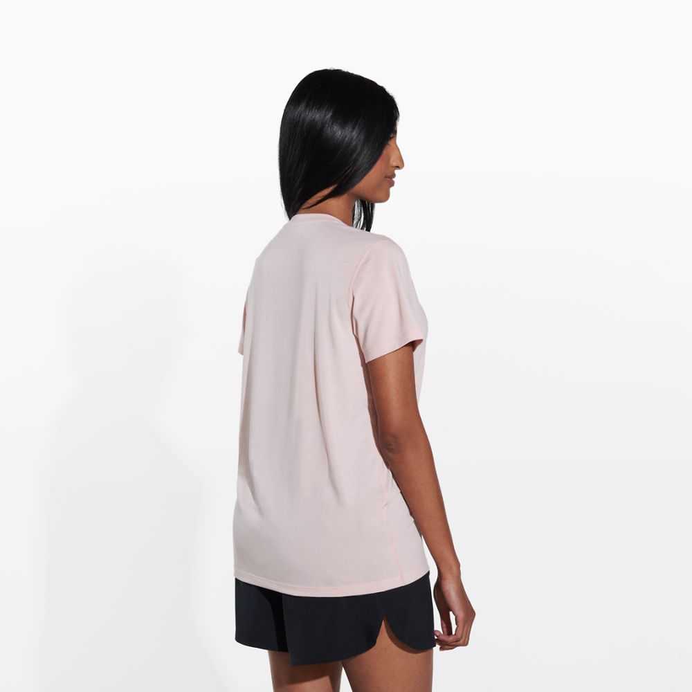 Women's Merrell Tencel T Shirts Rose | Israel-394076