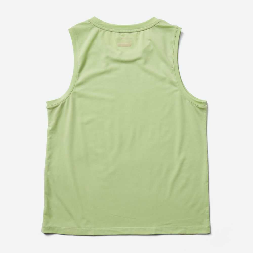 Women's Merrell Tencel Tank Tops Green | Israel-218736