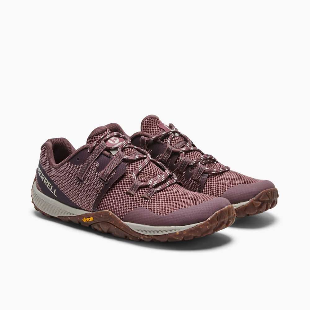 Women's Merrell Trail Glove 6 Eco Barefoot Shoes Rose | Israel-879643