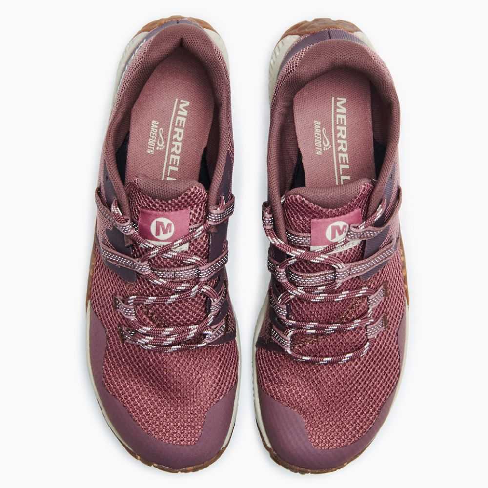 Women's Merrell Trail Glove 6 Eco Trail Running Shoes Burgundy | Israel-349187