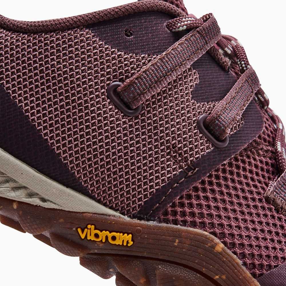 Women's Merrell Trail Glove 6 Eco Trail Running Shoes Burgundy | Israel-349187