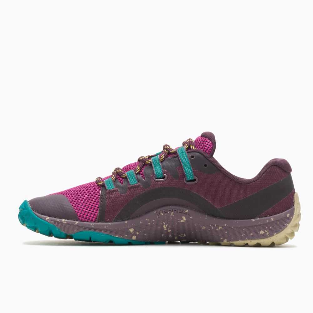 Women's Merrell Trail Glove 6 Eco Trail Running Shoes Fuchsia | Israel-362489