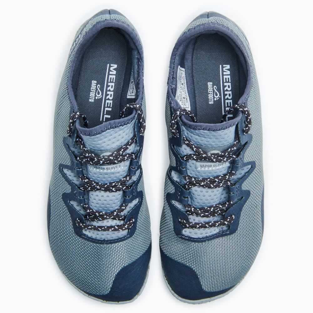 Women's Merrell Vapor Glove 5 Barefoot Shoes Dark Blue | Israel-263791