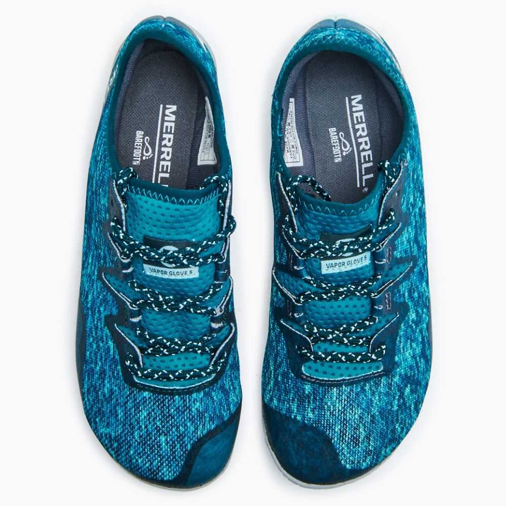 Women's Merrell Vapor Glove 5 Barefoot Shoes Dark Blue | Israel-9804723