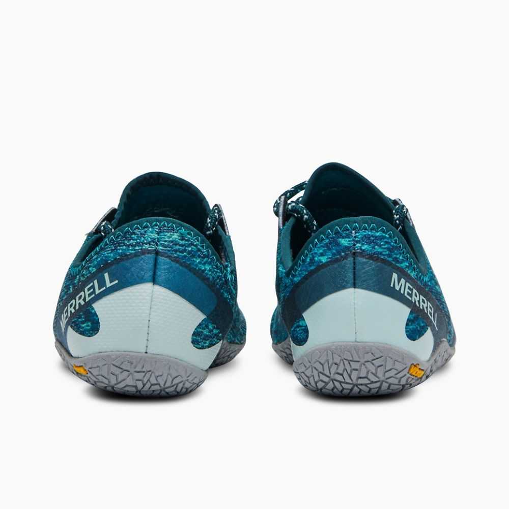 Women's Merrell Vapor Glove 5 Trail Running Shoes Dark Blue | Israel-473608