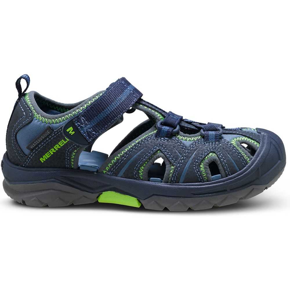 Boys' Merrell Hydro Water Shoes Navy/Green | Israel-819732