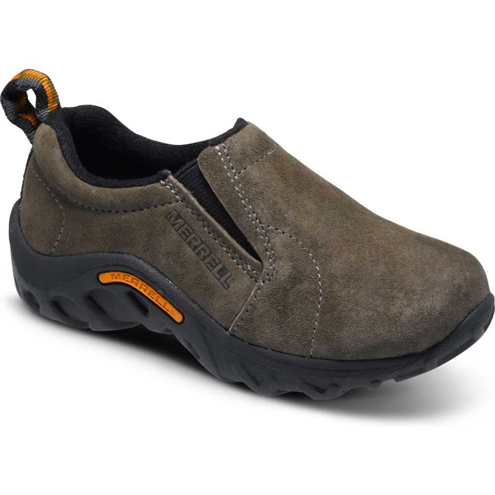 Boys' Merrell Jungle Moc Slip On Shoes Grey | Israel-904231