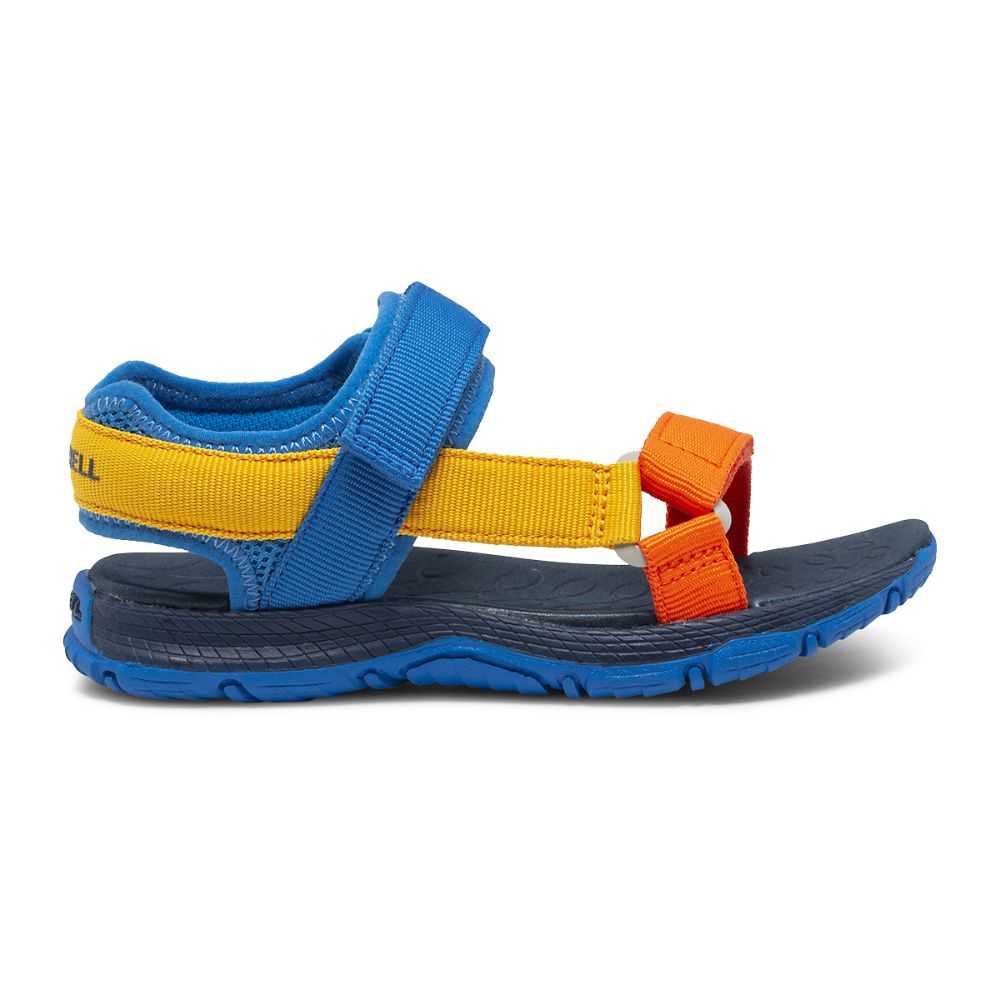 Boys' Merrell Kahuna Web Sandals Blue Multicolor | Israel-071264