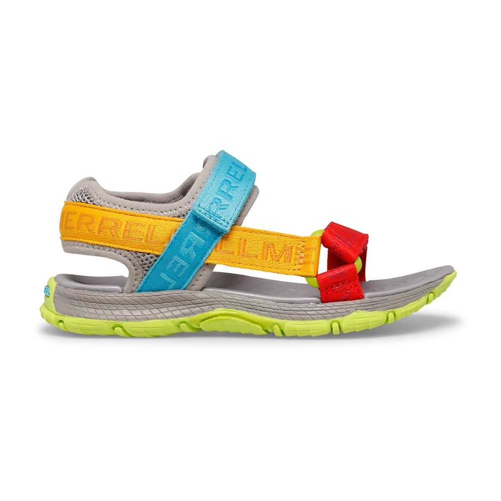 Boys' Merrell Kahuna Web Sandals Grey/Multicolor | Israel-3269081