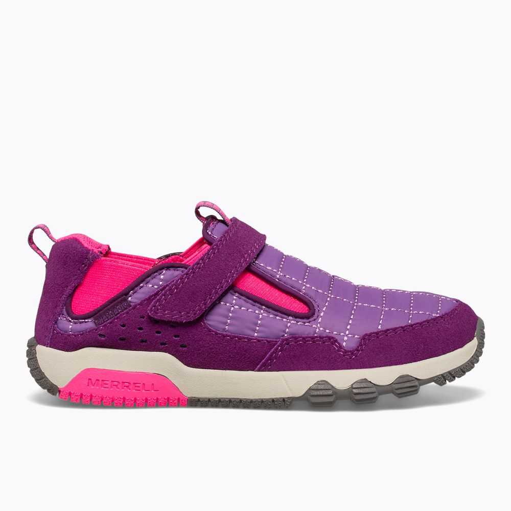 Girls' Merrell Hut Moc Slip On Shoes Purple/Pink | Israel-3796408