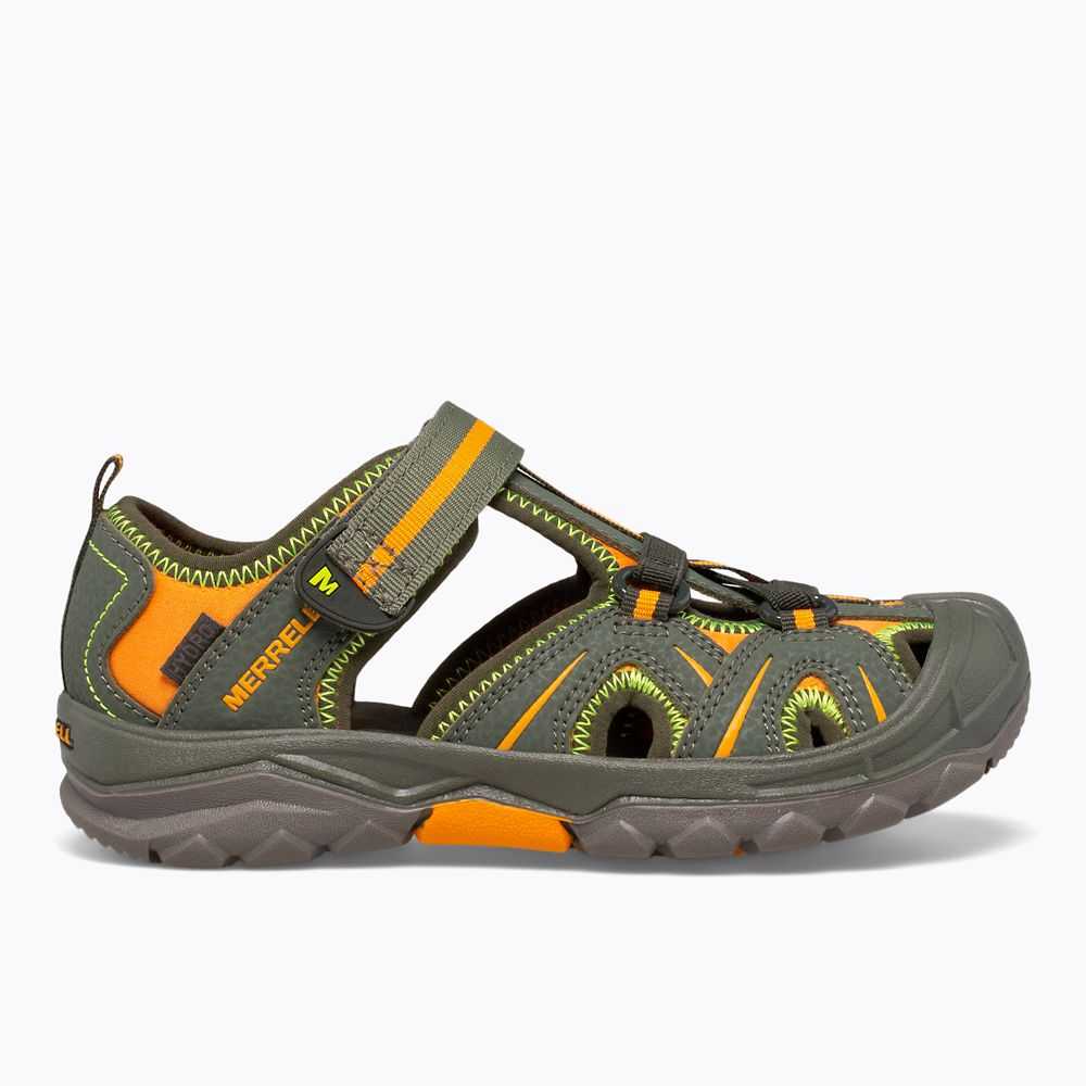 Girls' Merrell Hydro Water Shoes Olive | Israel-239806