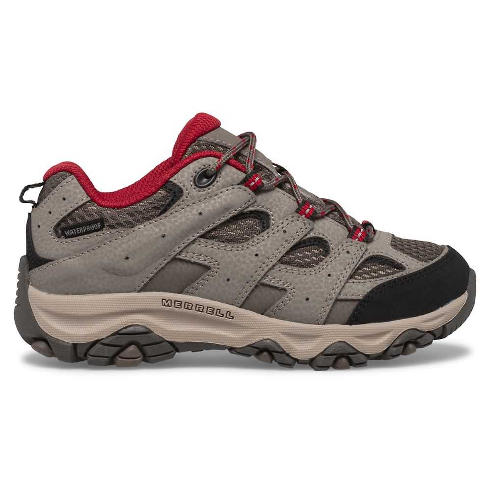 Girls' Merrell Moab 3 Sneakers Brown Red | Israel-1326840