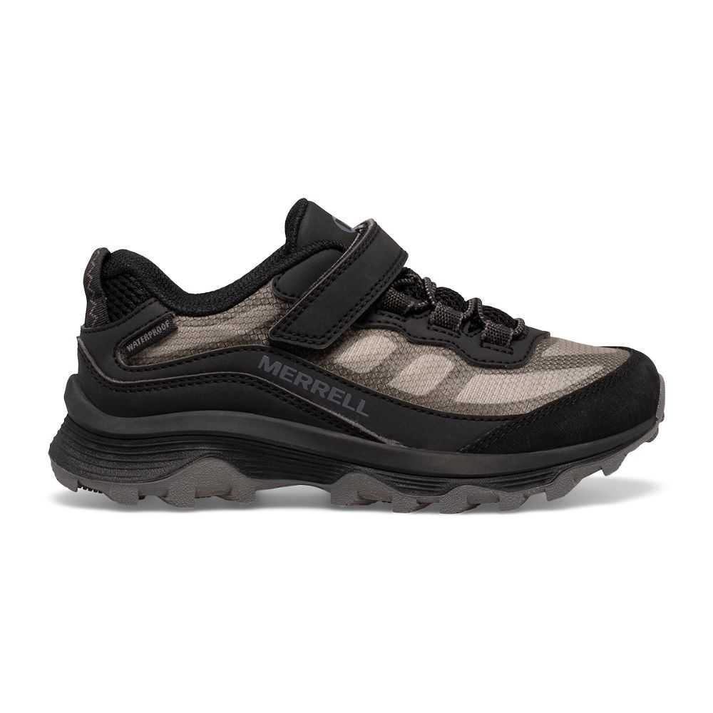 Girls' Merrell Moab Speed Low Sneakers Black | Israel-213847