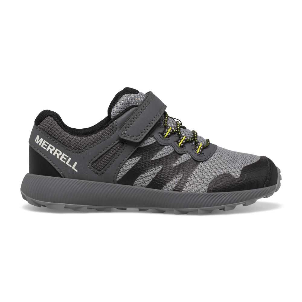 Girls' Merrell Nova 2 Sneakers Grey/Black | Israel-291874