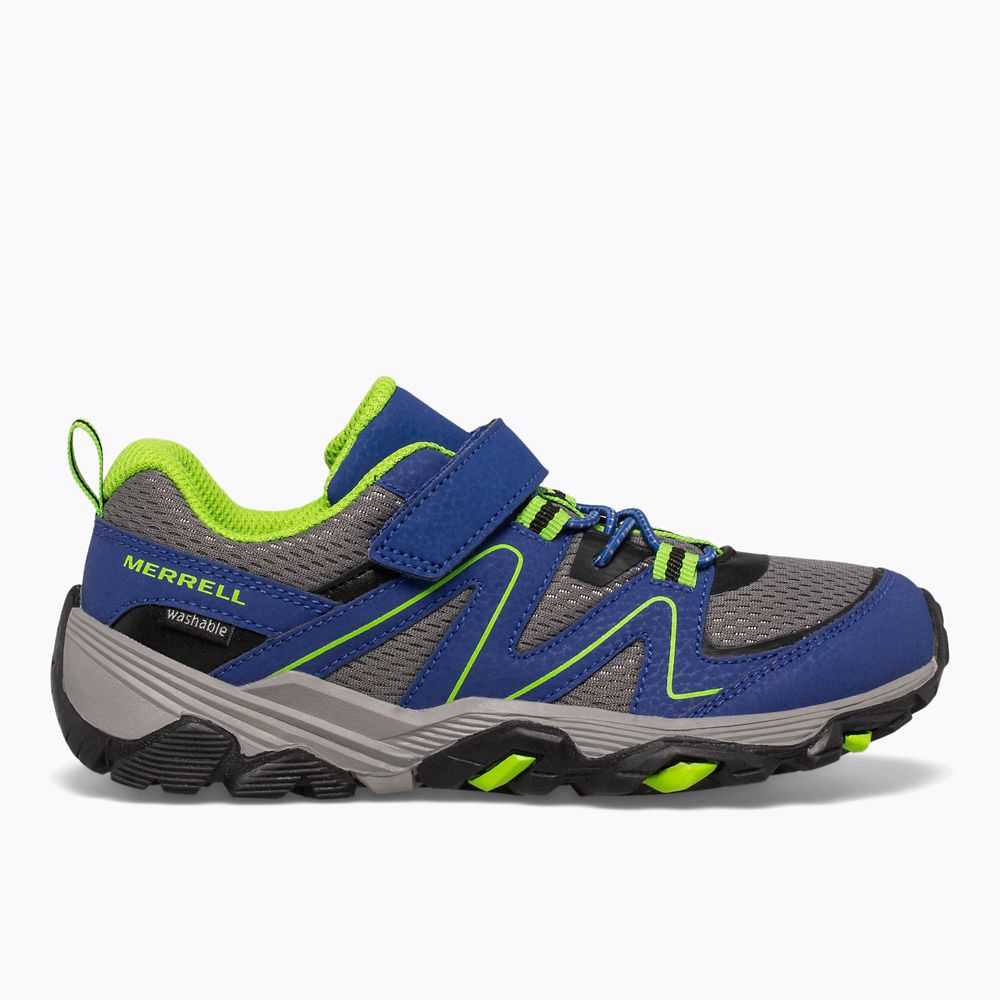 Girls' Merrell Trail Quest Sneakers Blue/Green | Israel-928417