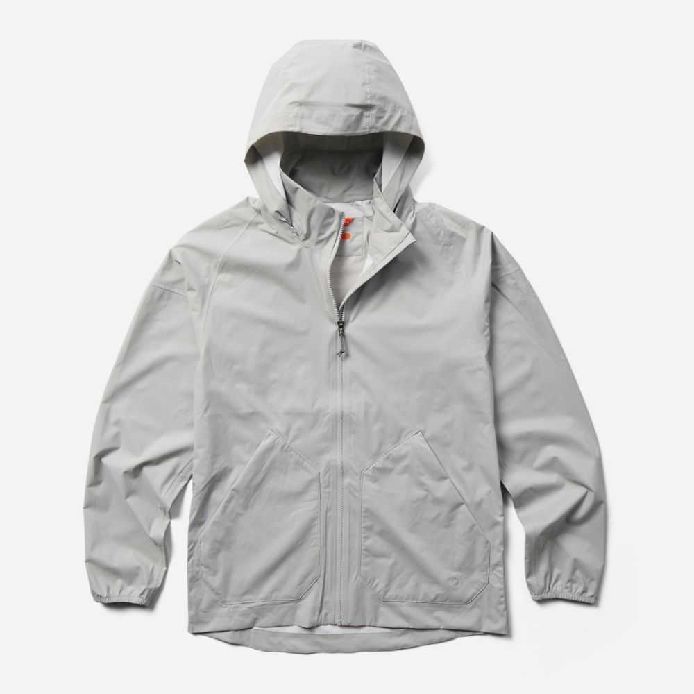 Men's Merrell Alpine Rain Jackets Silver | Israel-168372