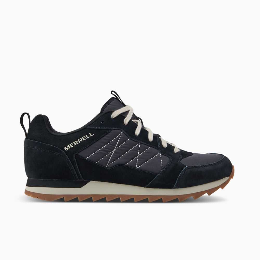 Men's Merrell Alpine Sneakers Black | Israel-1942703