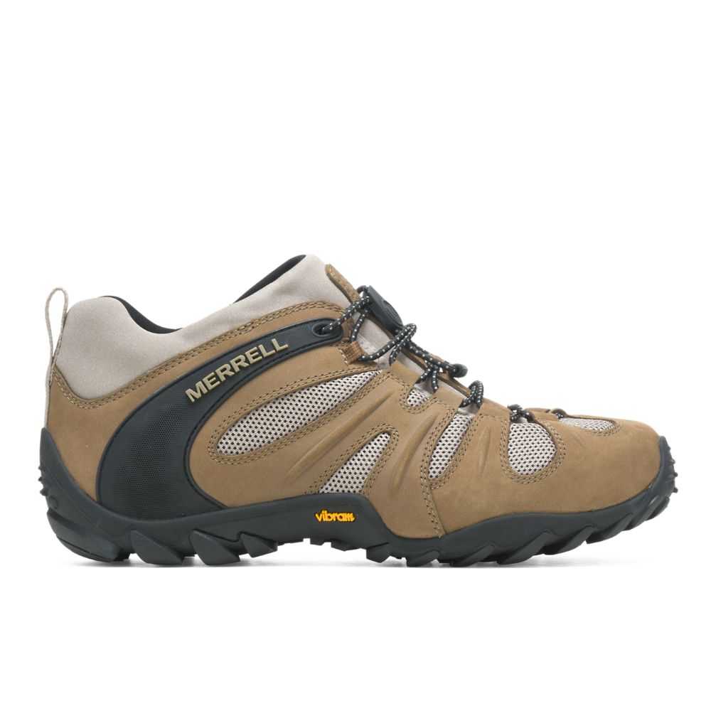 Men's Merrell Chameleon 8 Stretch Sneakers Light Brown | Israel-638127