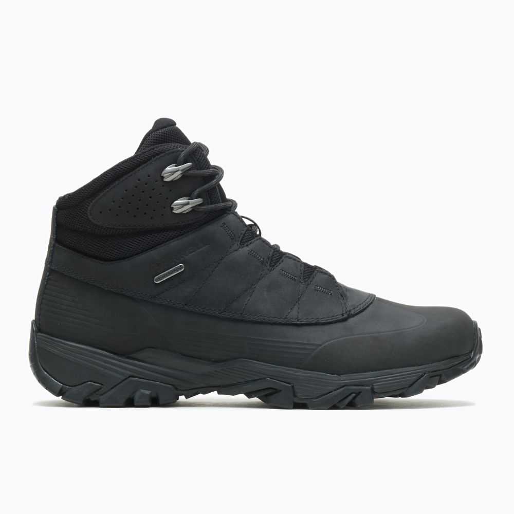 Men's Merrell Coldpack Ice+ 6 Polar Waterproof Hiking Boots Black/Grey | Israel-2907846