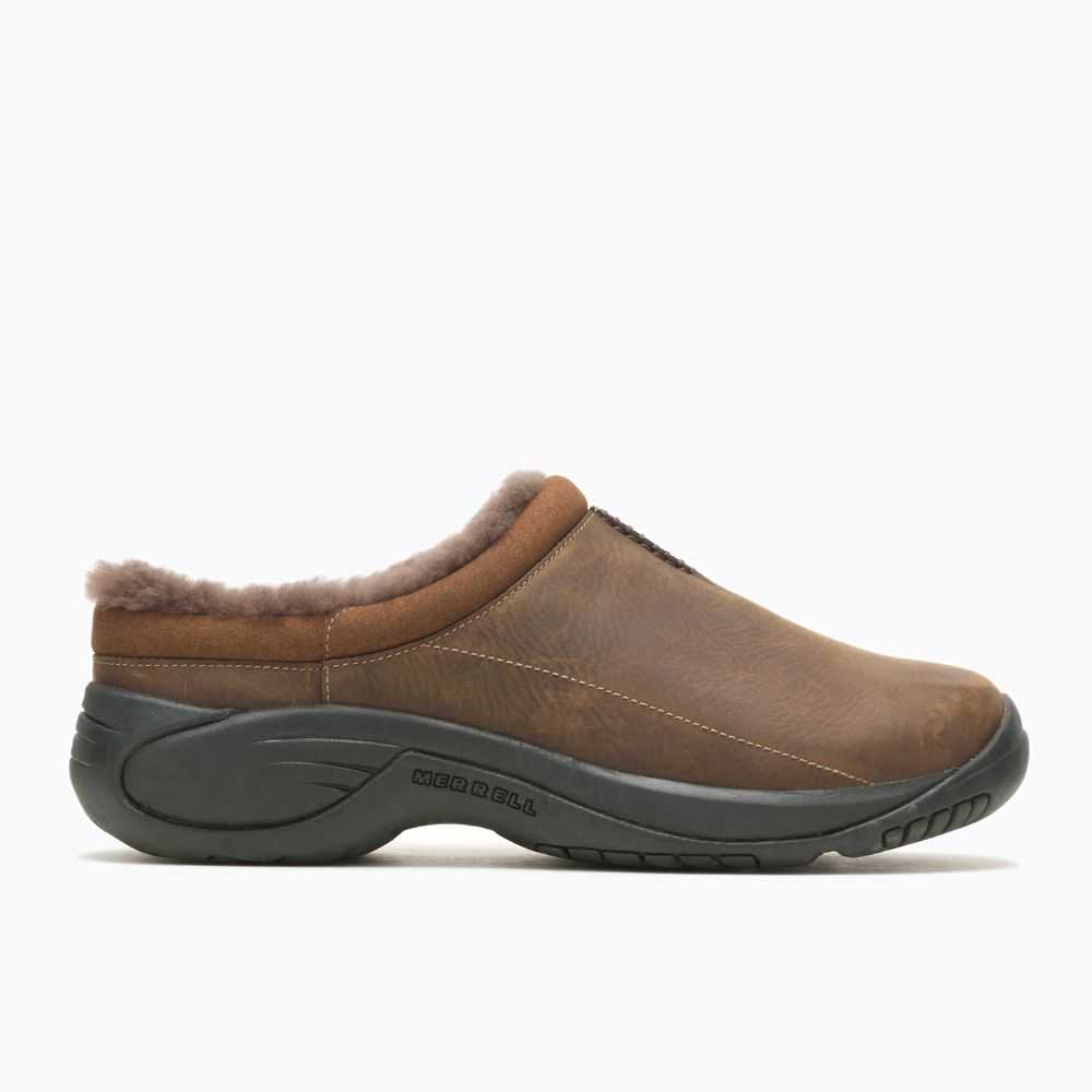 Men's Merrell Encore Chill 2 Slip On Shoes Brown | Israel-9760283