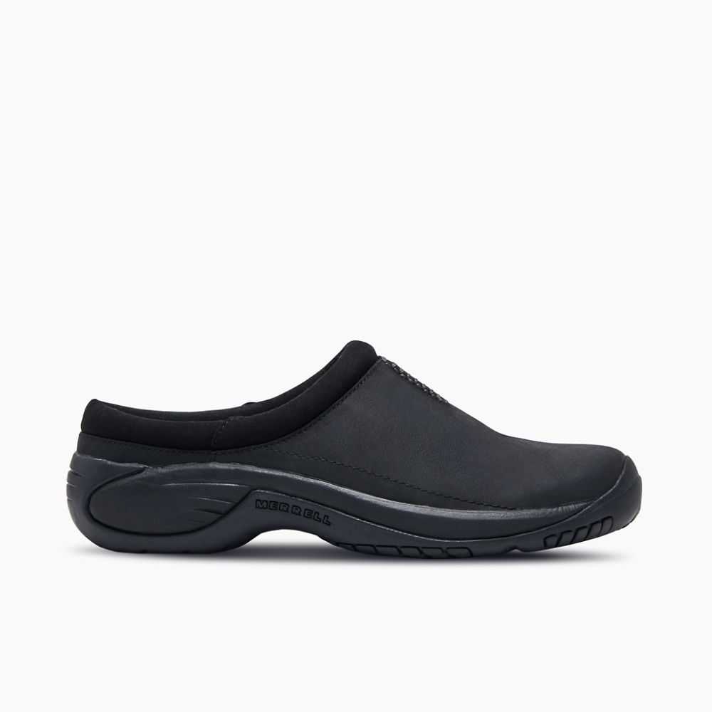 Men's Merrell Encore Chill 2 Wide Width Slip On Shoes Black | Israel-784261