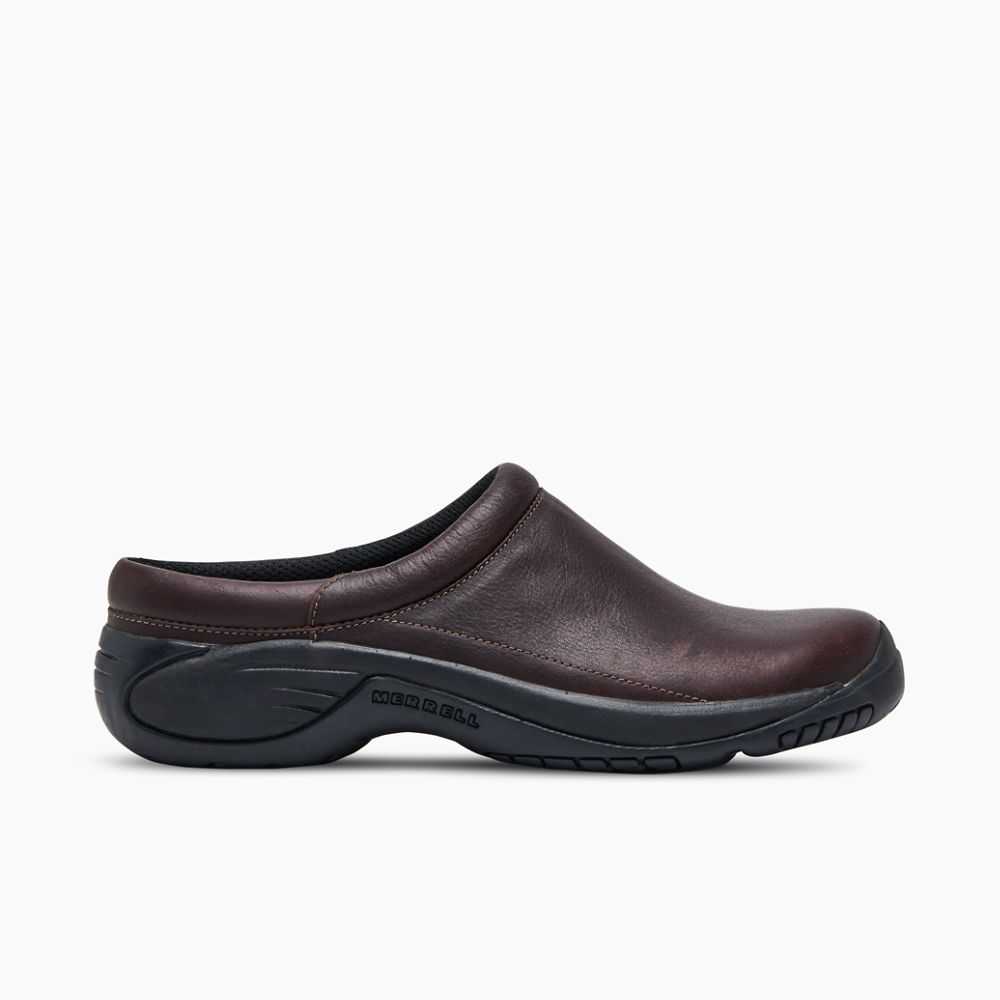 Men's Merrell Encore Gust 2 Slip On Shoes Dark Brown | Israel-894120