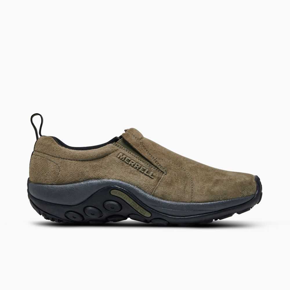 Men's Merrell Jungle Moc Casual Shoes Olive | Israel-481792