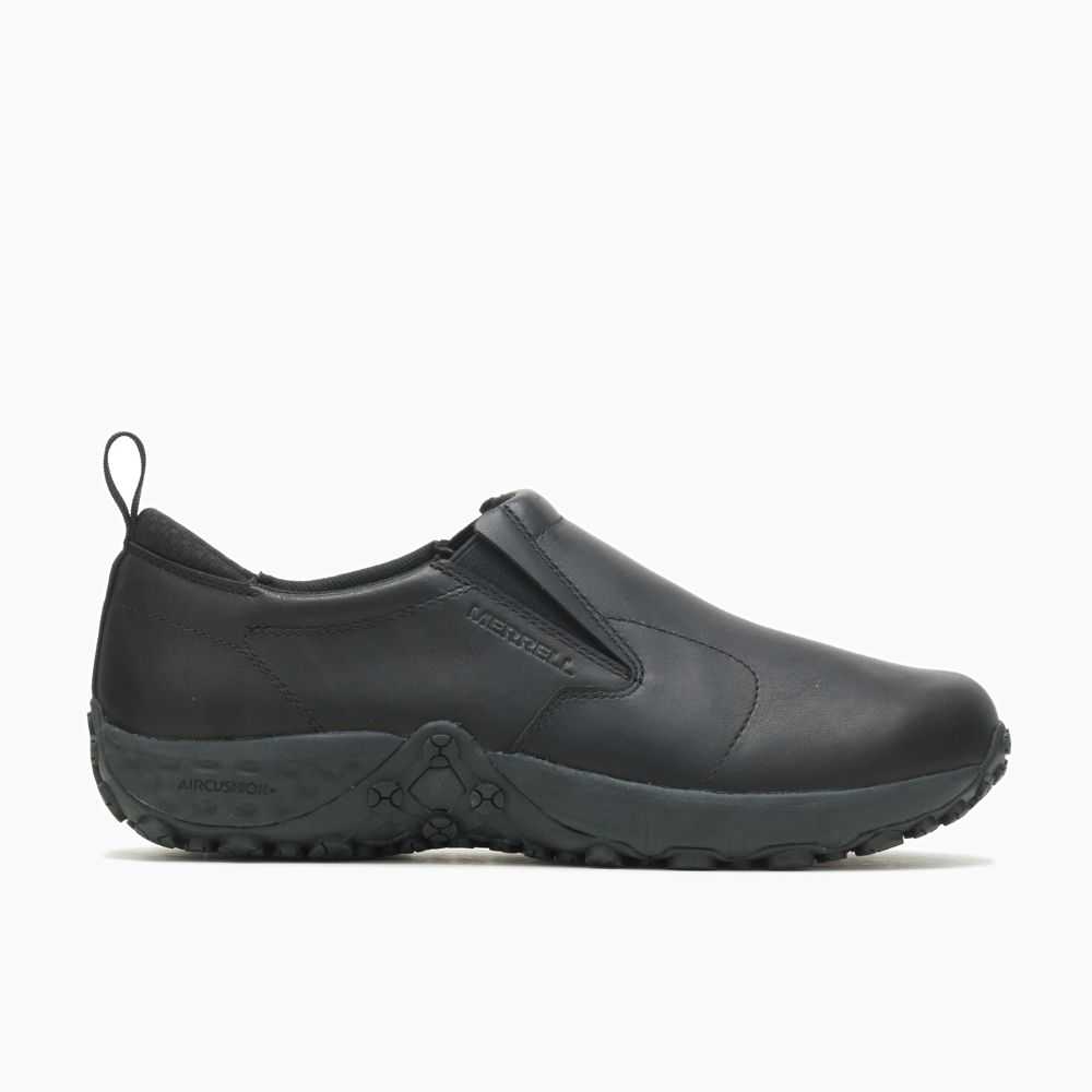 Men's Merrell Jungle Moc Slip On Shoes Black | Israel-8307641