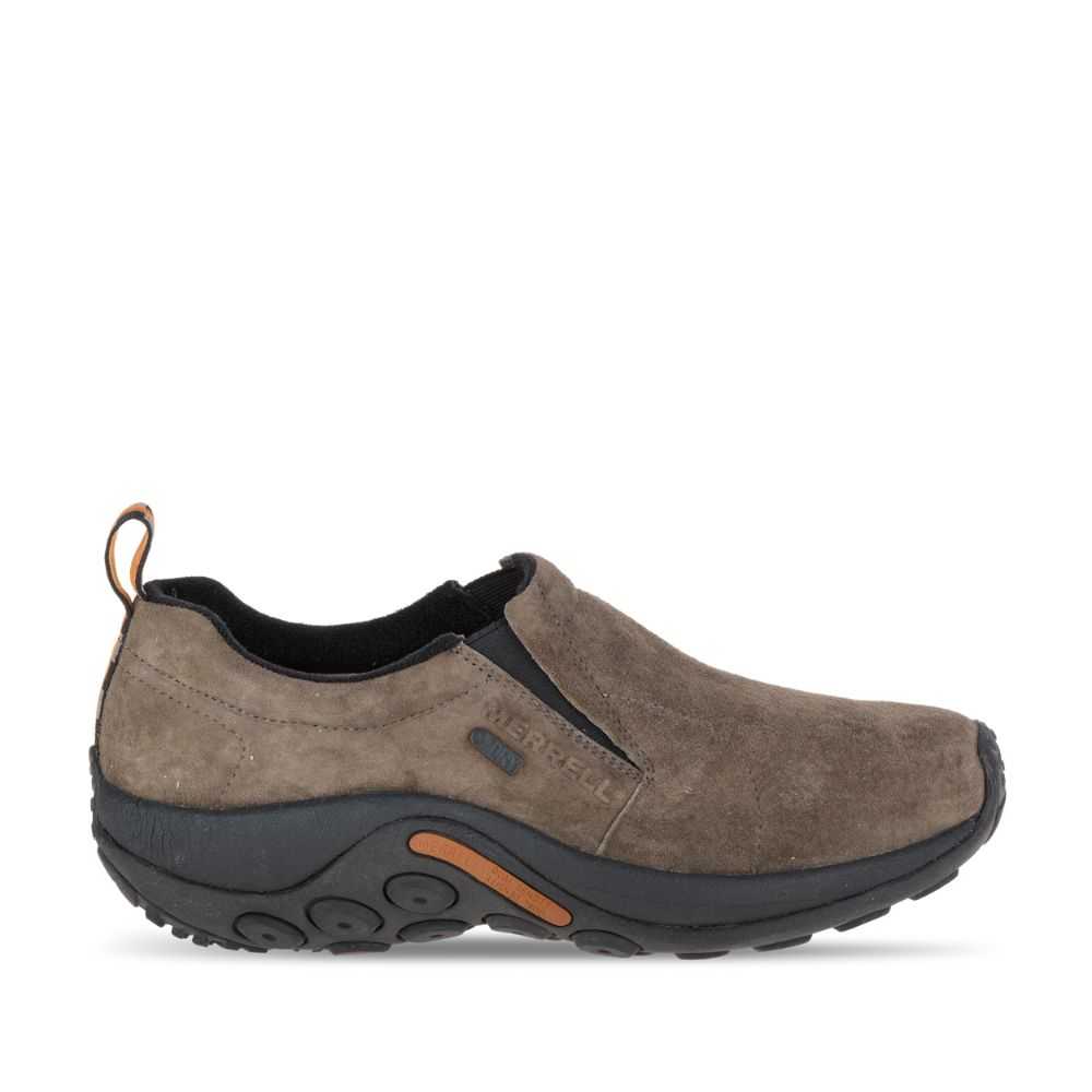 Men's Merrell Jungle Moc Waterproof Casual Shoes Grey | Israel-3981702