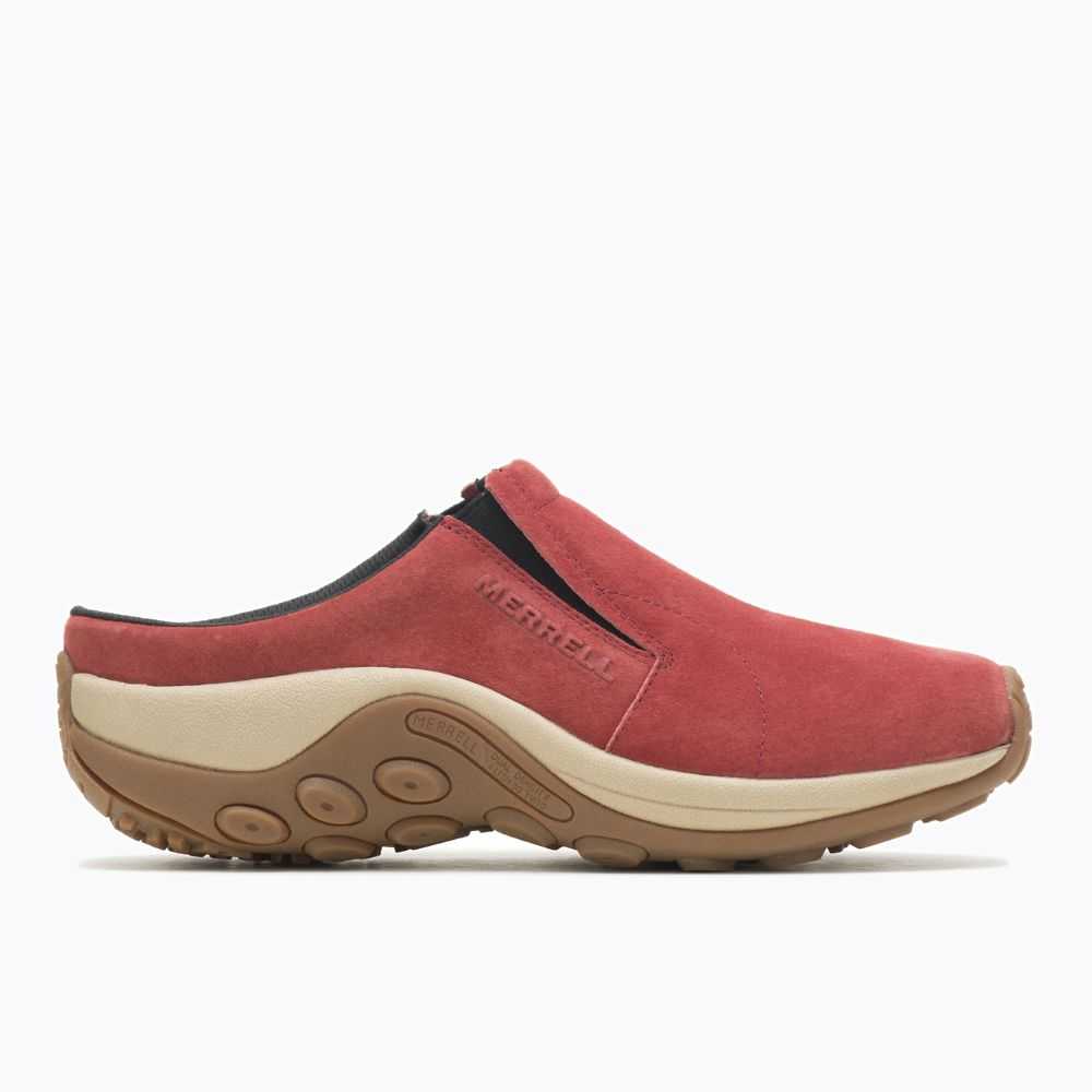 Men's Merrell Jungle Slide Slip On Shoes Dark Red | Israel-1384092