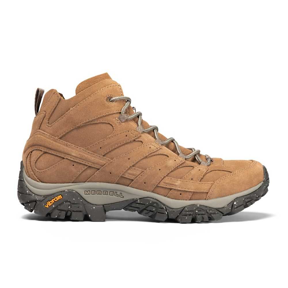 Men's Merrell Moab 2 Decon Mid Hiking Boots Brown | Israel-186793