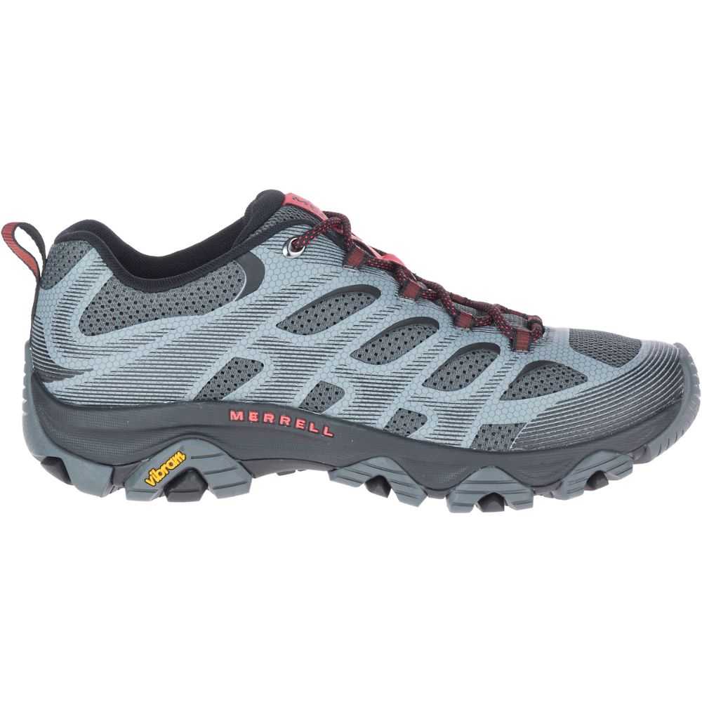 Men's Merrell Moab 3 Edge Hiking Shoes Grey | Israel-846102