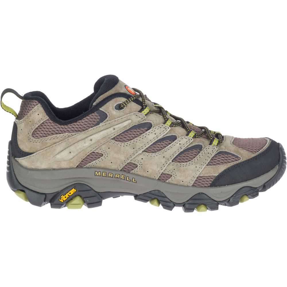 Men's Merrell Moab 3 Hiking Shoes Dark Grey/Light Brown | Israel-924607