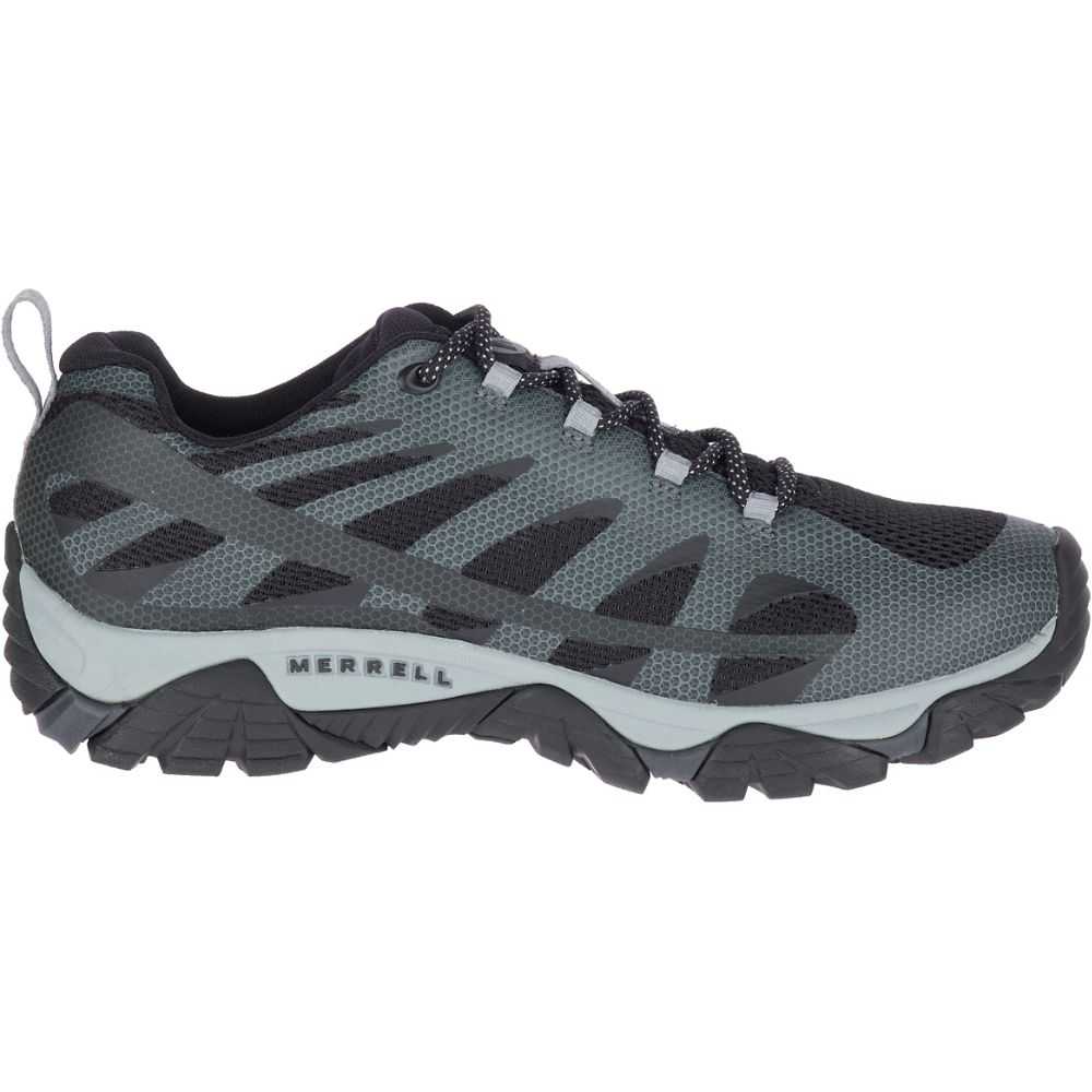 Men's Merrell Moab Edge 2 Sneakers Black | Israel-801694