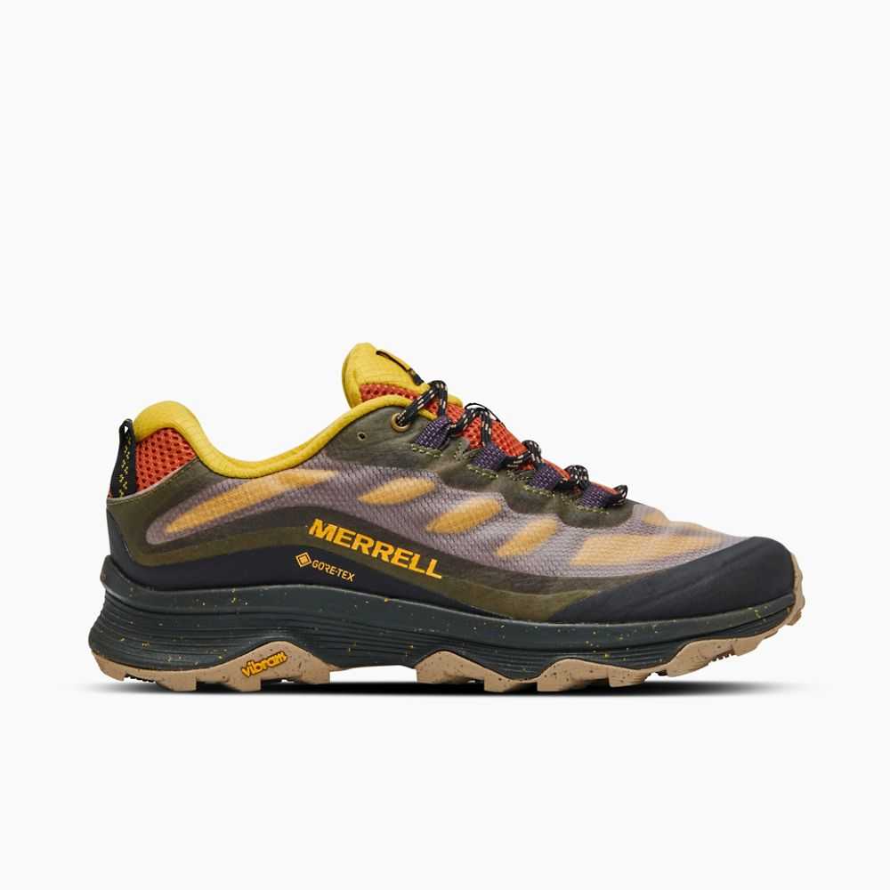 Men's Merrell Moab Speed GORE-TEX® Hiking Shoes Multicolor | Israel-309146