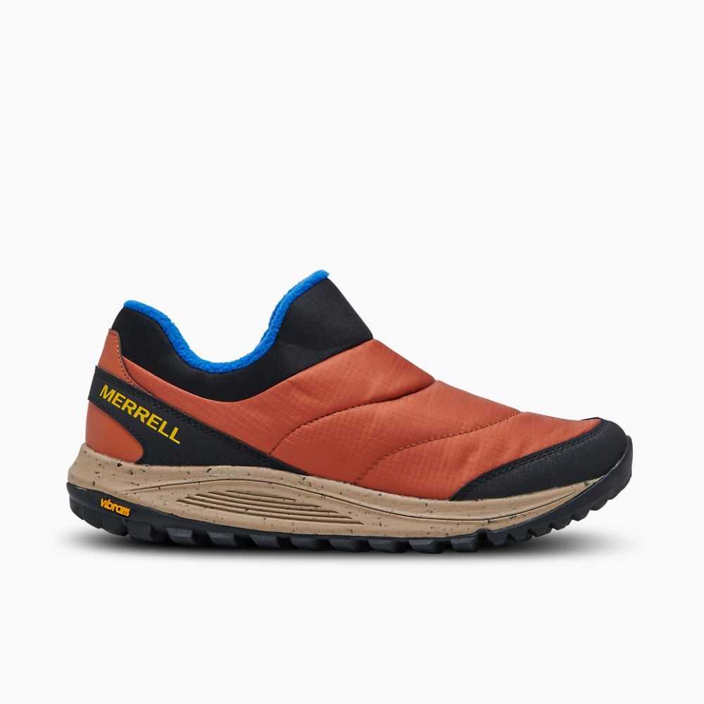 Men's Merrell Nova Moc Sneakers Brown/Orange | Israel-349812