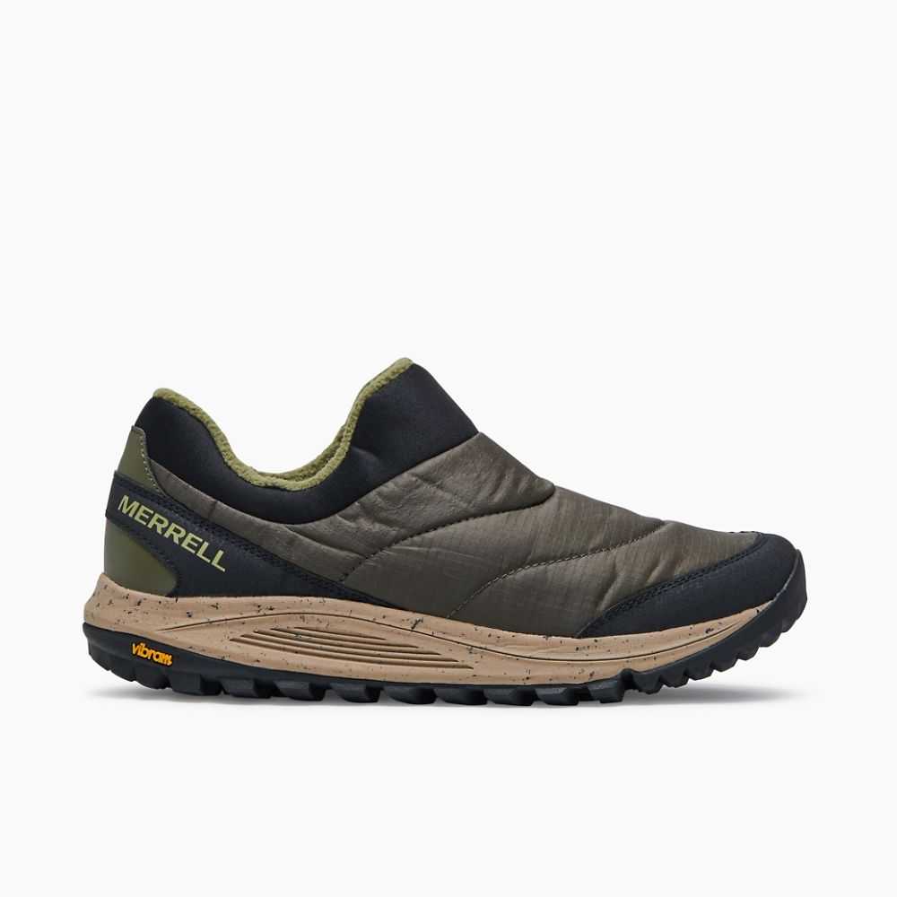 Men's Merrell Nova Moc Sneakers Olive | Israel-742830