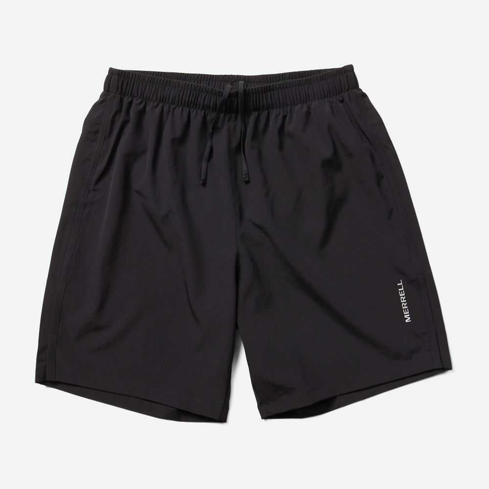 Men's Merrell Terrain Running Shorts Black | Israel-867324