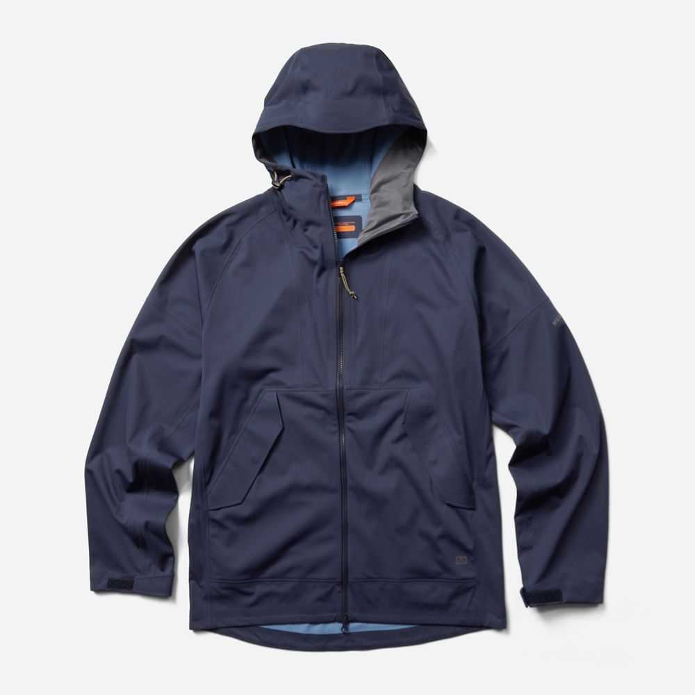 Men's Merrell Whisper Rain Jackets Navy | Israel-832960