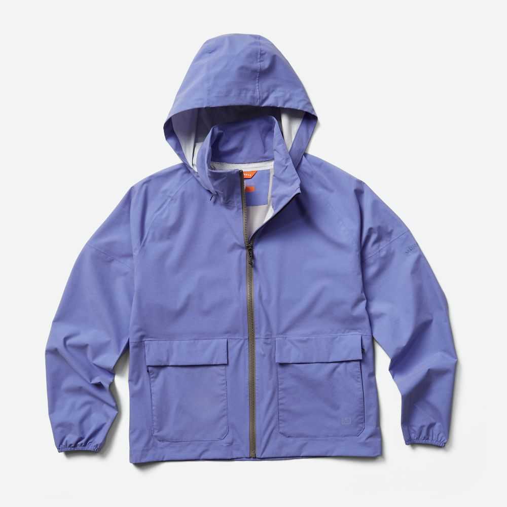 Women's Merrell Alpine Rain Jackets Blue | Israel-2438901