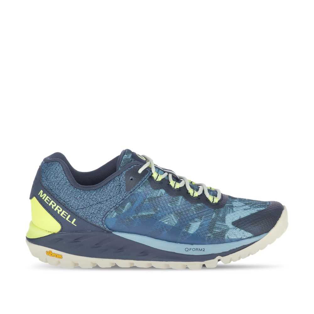 Women's Merrell Antora 2 Trail Running Shoes Light Blue | Israel-603987