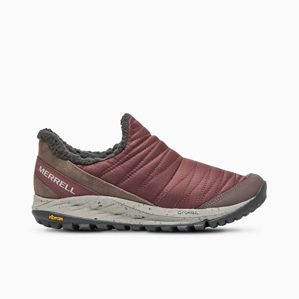 Women's Merrell Antora Sneakers Burgundy | Israel-278931