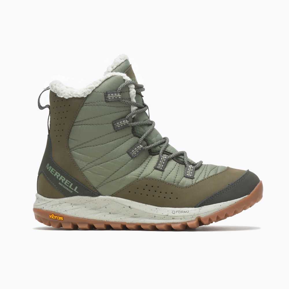 Women's Merrell Antora Sneakers Dark Green | Israel-468091