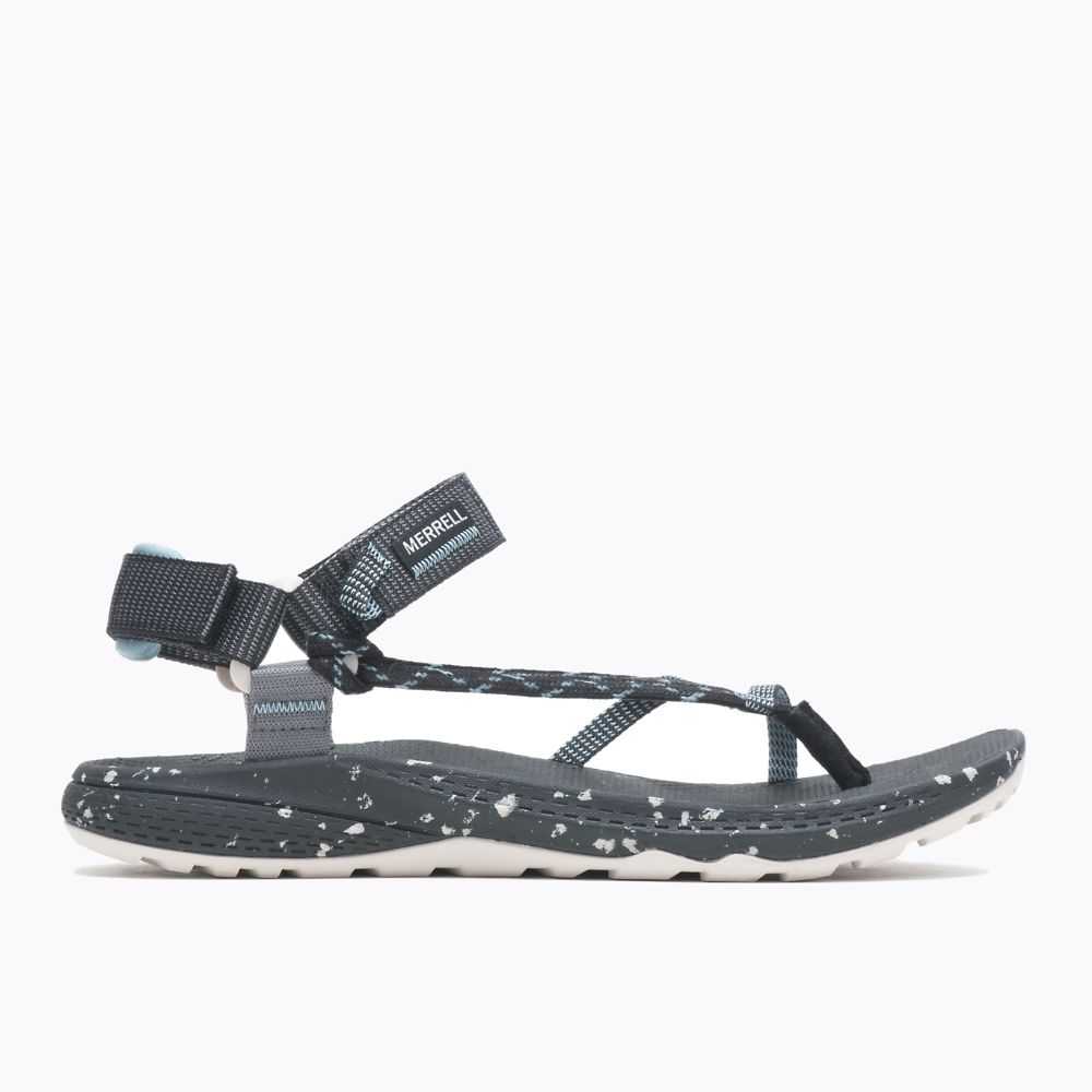 Women's Merrell Bravada Cord Wrap Sandals Black | Israel-6847239