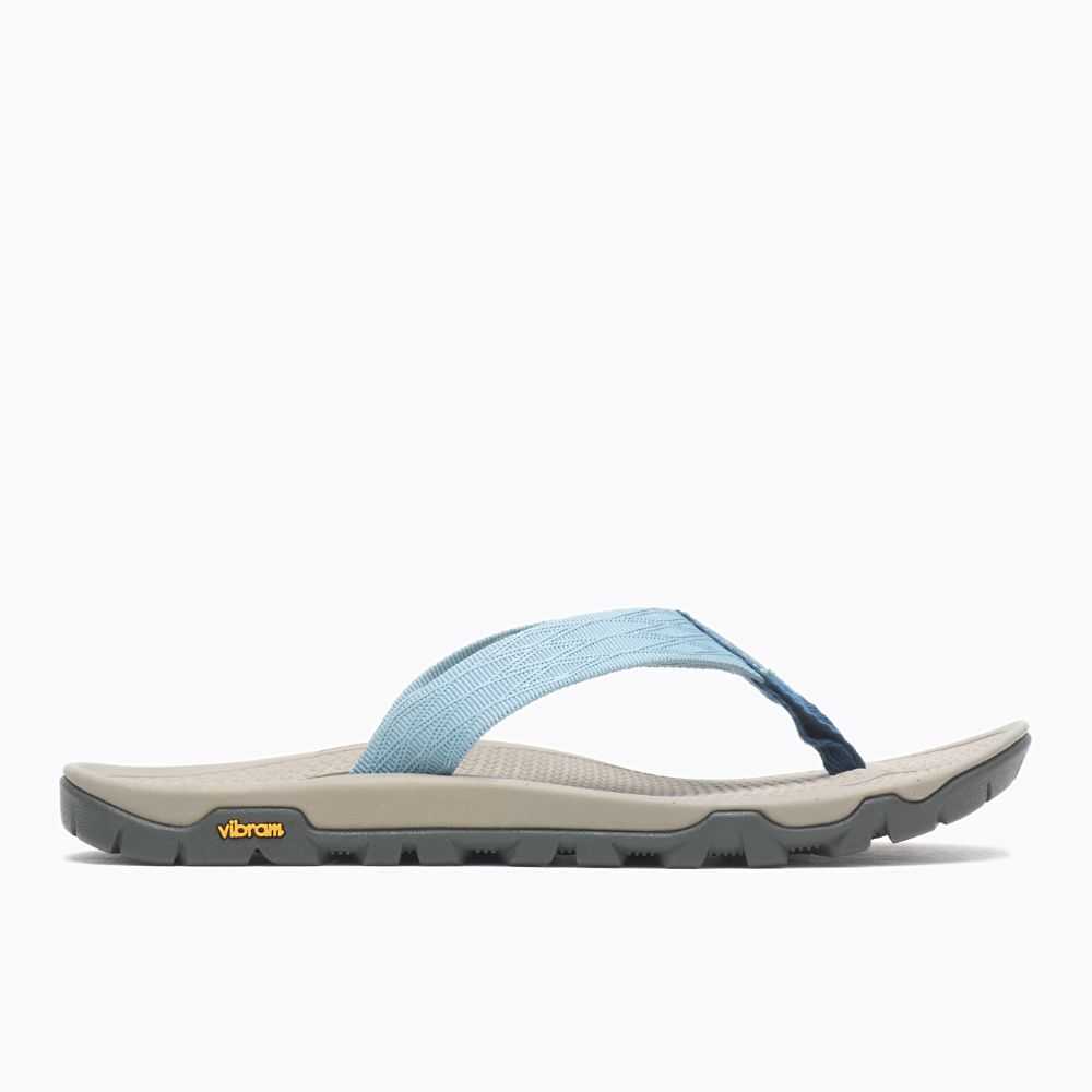 Women's Merrell Breakwater Flip Flops Light Blue | Israel-946310