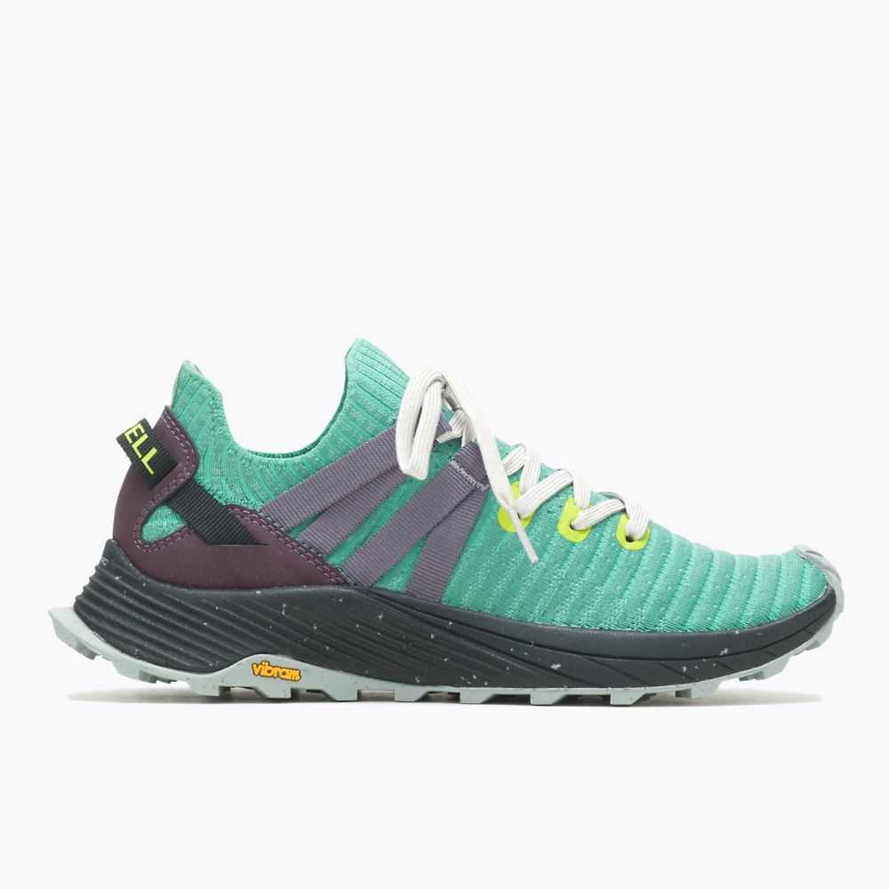 Women's Merrell Embark Lace Sneakers Turquoise | Israel-423809